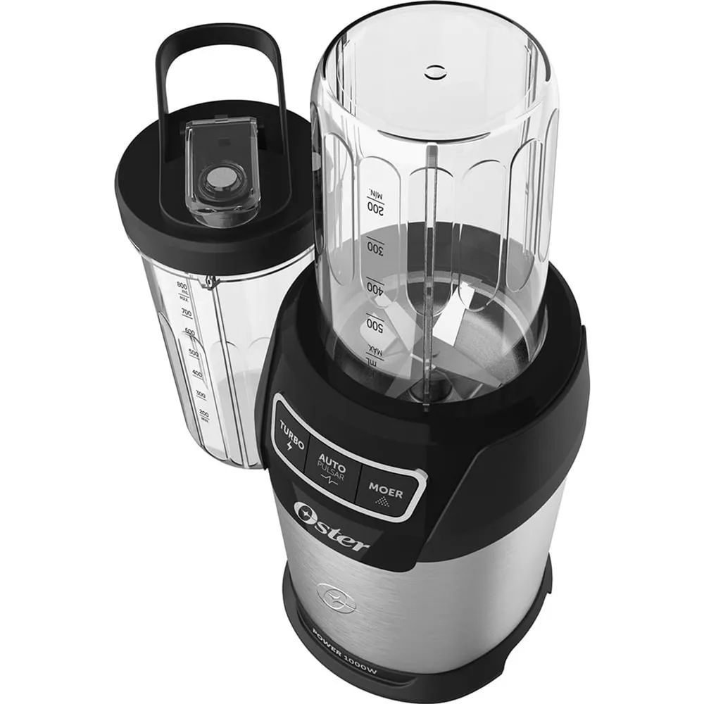 Liquidificador Portátil Oster Ultra Power Blender 1000 com 2 Copos OBLD100 127V — foto 4