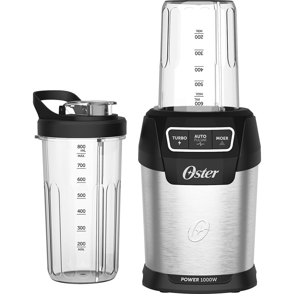 Liquidificador Portátil Oster Ultra Power Blender 1000 com 2 Copos OBLD100 220V