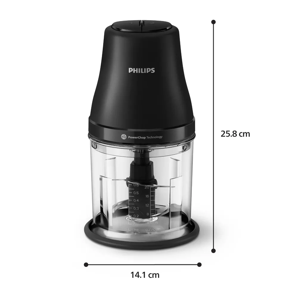 Processador de Alimentos Philips Walita PowerChop Serie 3000 450W 1L HR1501 110V — foto 4
