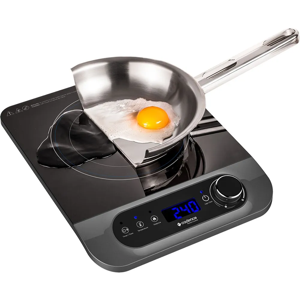 Cooktop por Indução Cadence Perfect Cuisine FOG601 1 Boca 2000W 220V — foto 4