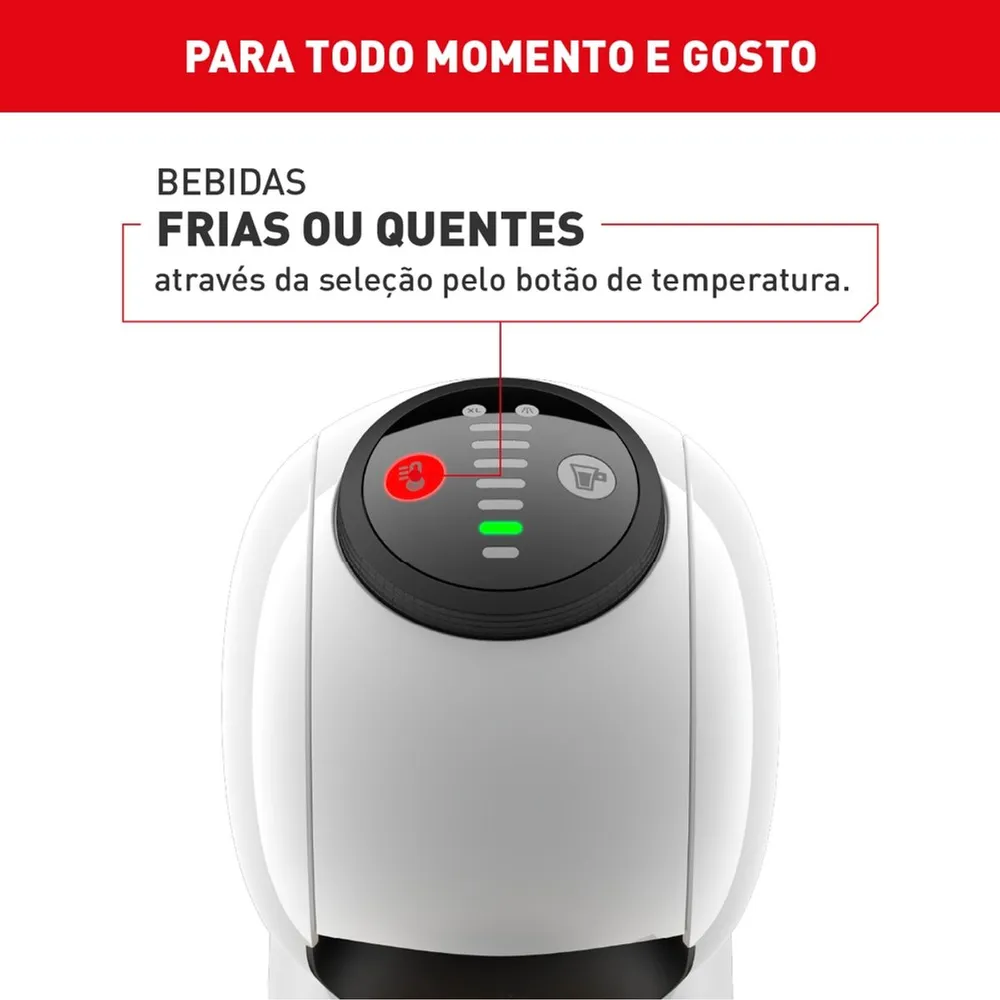 Cafeteira Nescafé Dolce Gusto Arno Genio S Basic DGS1 Multibebidas 15 Bar Branca 220V — foto 4