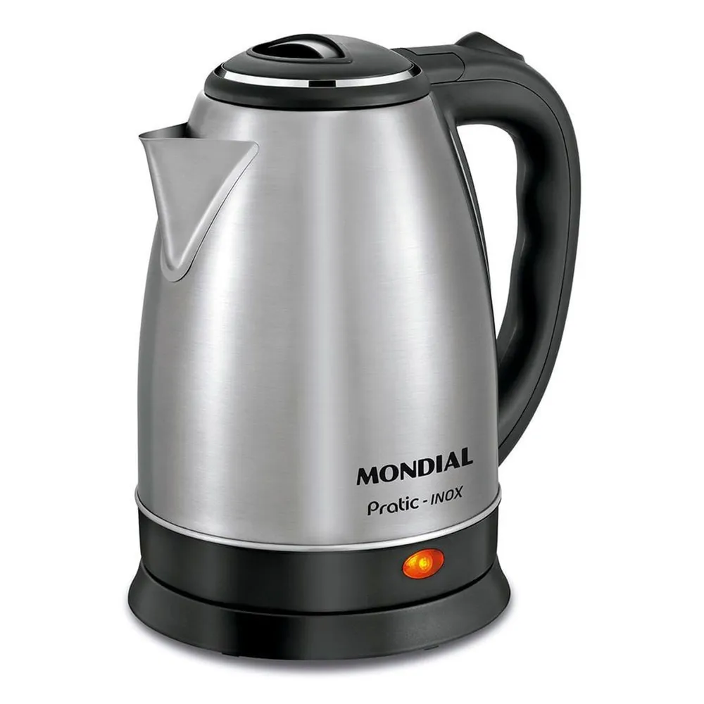Chaleira Elétrica Mondial Pratic CE-06 2L 1200W Inox 127V — foto 2