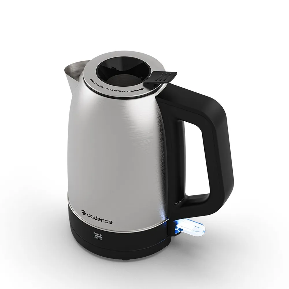 Chaleira Elétrica Cadence Pure Inox CEL810 1,7L 1200W 220V — foto 3