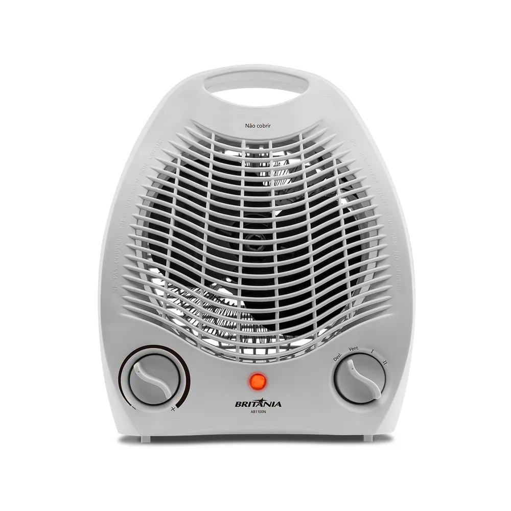 Aquecedor e Ventilador Elétrico Britânia AB1100N 2 em 1 3 Níveis de Potência 1500W 220V — foto 2