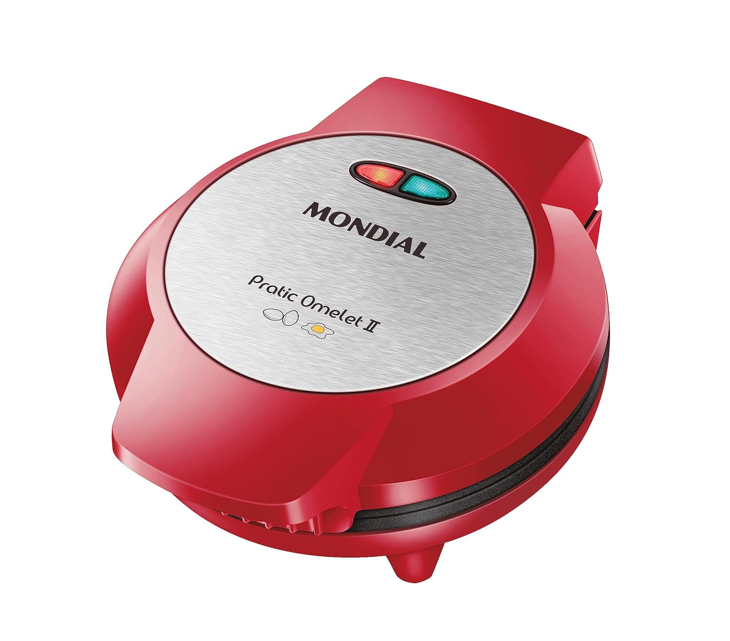 Omeleteira Elétrica Mondial Pratic Omelet II OM-04-RI 800W Vermelho/Inox 220V