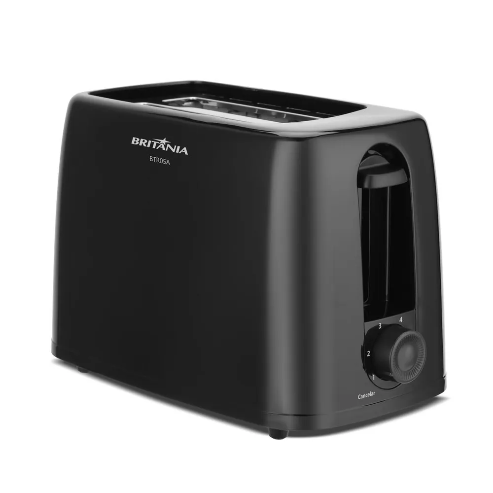 Torradeira Elétrica Britânia BTR05A 700W 6 Níveis de Tostagem Preto 220V — foto 3