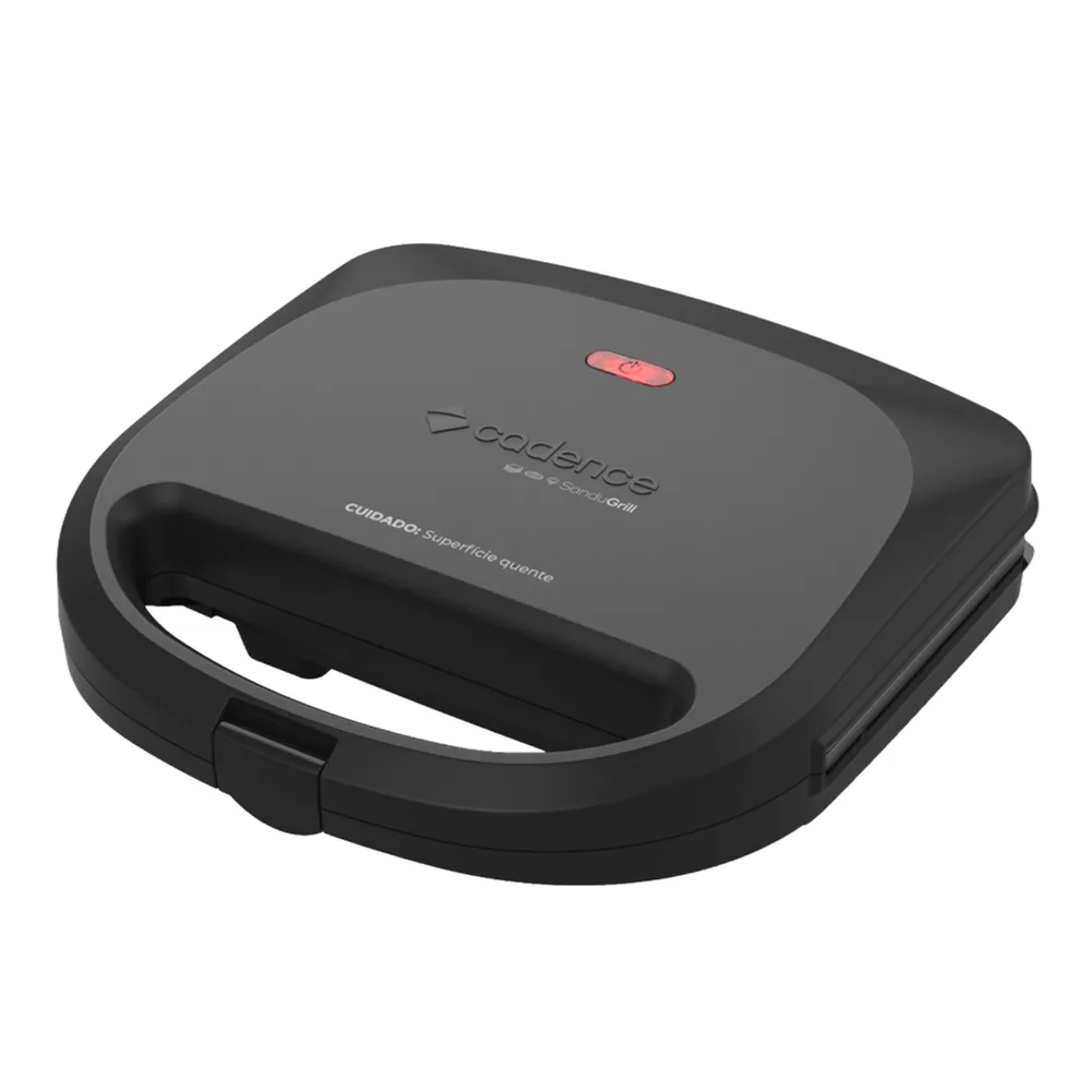 Sanduicheira Elétrica Cadence SanduGrill SAN230 750W Preta 220V — foto 2