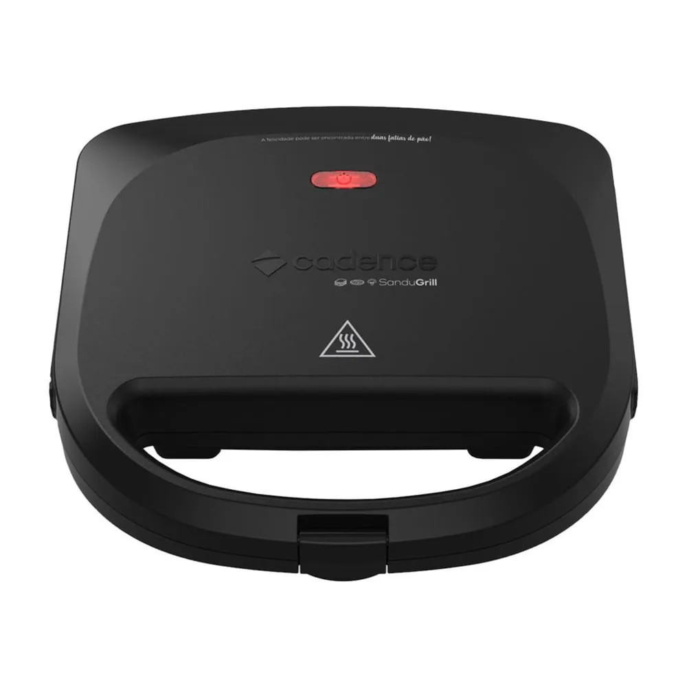 Sanduicheira Elétrica Cadence SanduGrill SAN230 750W Preta 220V — foto 3