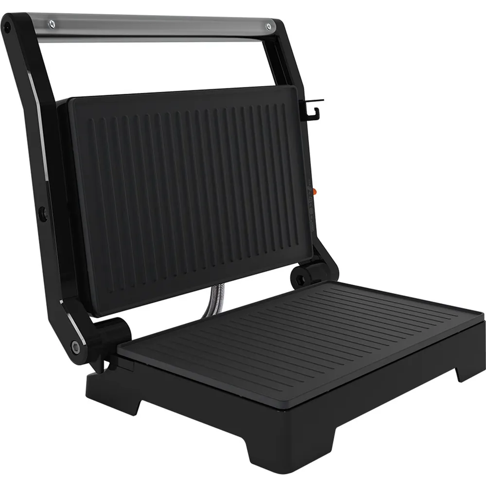 Grill de Contato Cadence Multiuso Contrast GRL616 1200W Duas Chapas Antiaderentes Preto 127V — foto 2