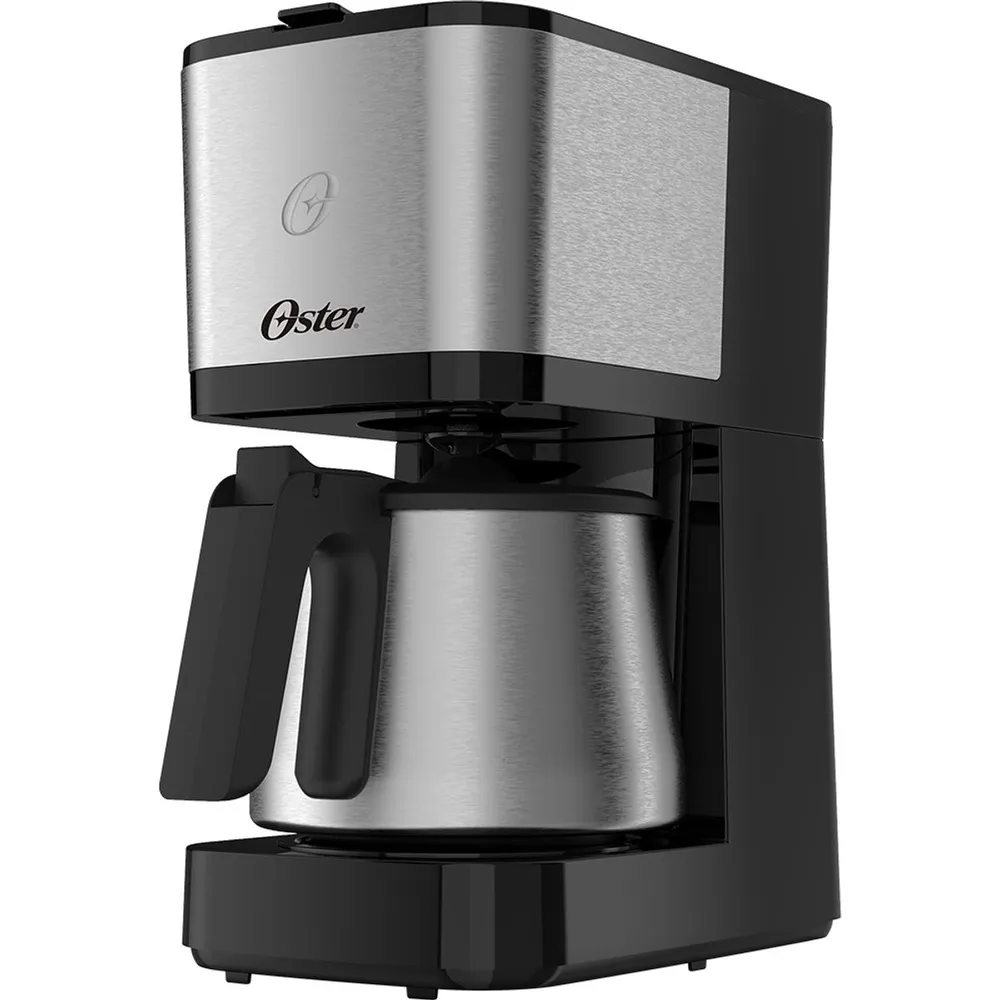 Cafeteira Elétrica Oster OCAF650 750W 1,2L 30 Xícaras com Jarra de Inox Preto/Inox 127V — foto 2