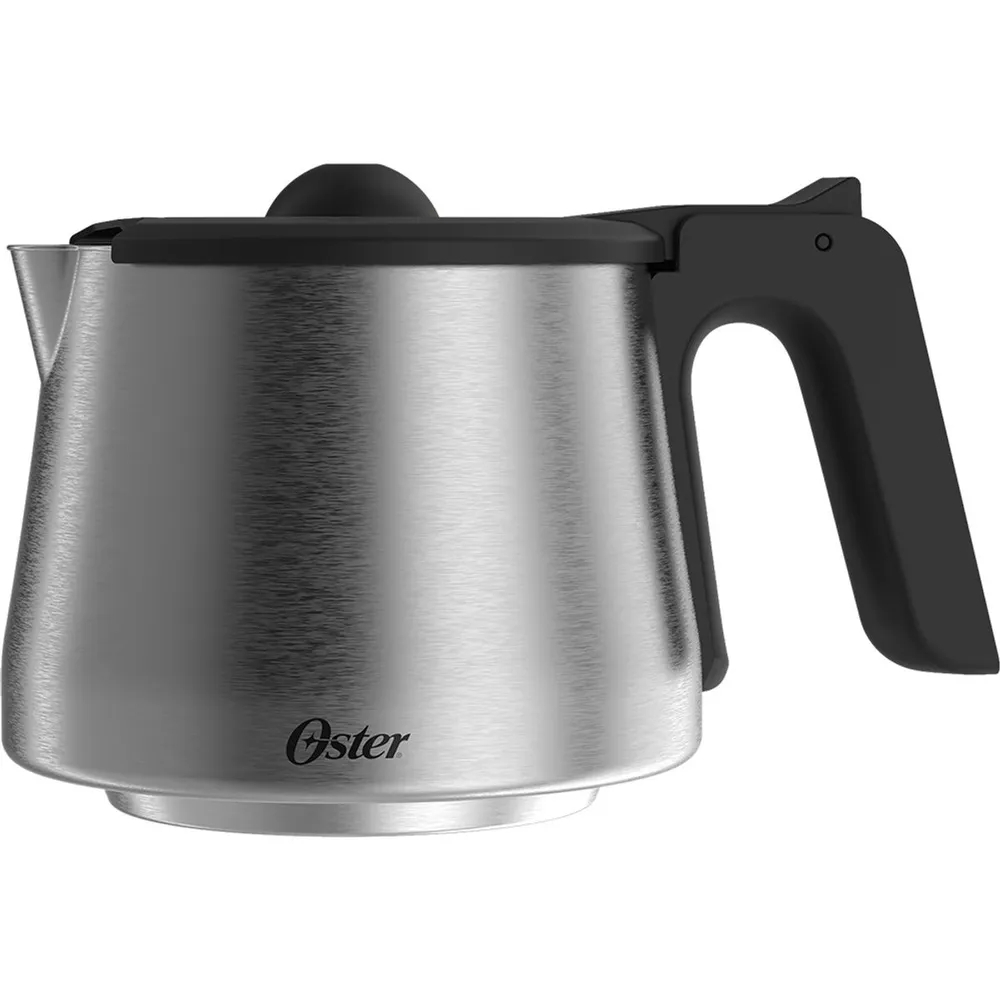 Cafeteira Elétrica Oster OCAF650 750W 1,2L 30 Xícaras com Jarra de Inox Preto/Inox 127V — foto 4