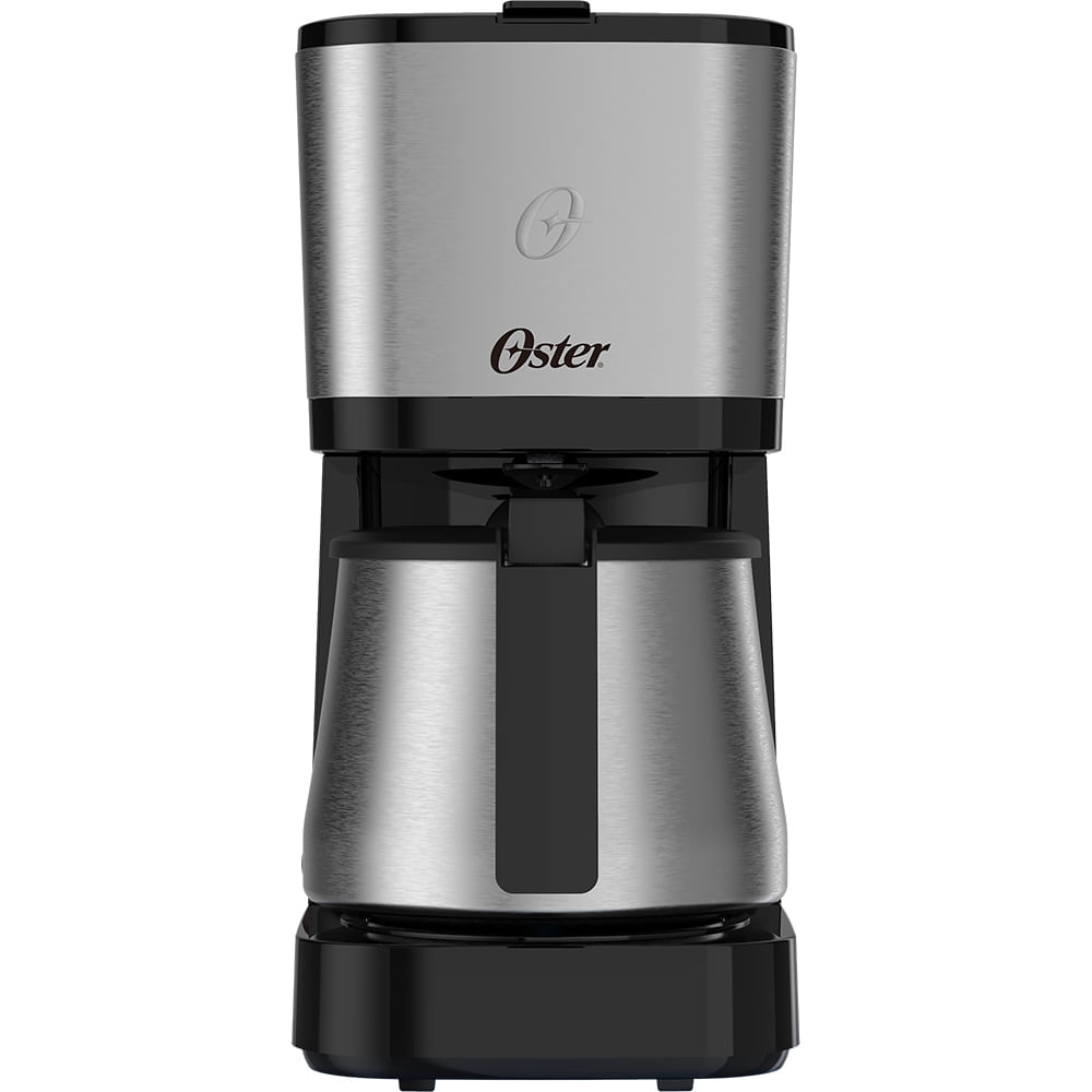 Cafeteira Elétrica Oster OCAF650 750W 1,2L 30 Xícaras com Jarra de Inox Preto/Inox 127V