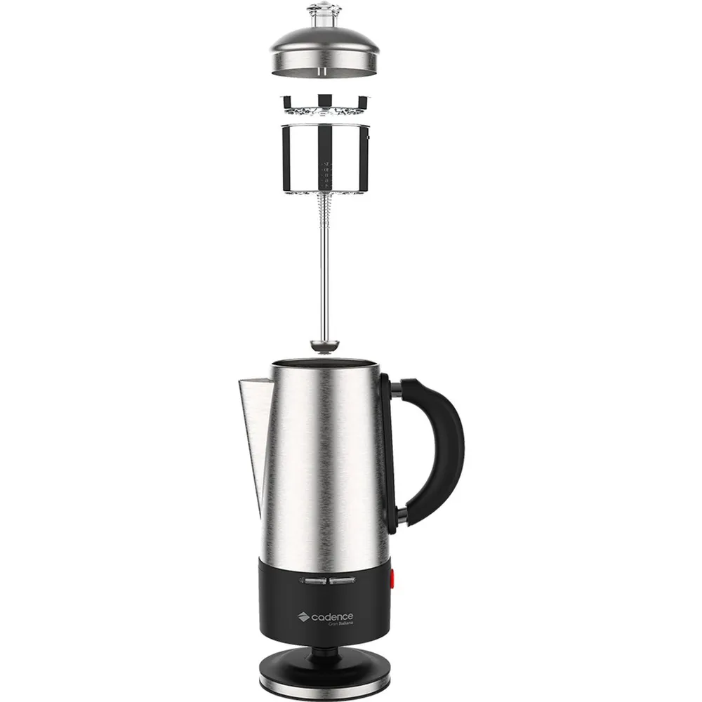 Cafeteira Italiana Elétrica Cadence Gran Inox 1,5L 900W (moka elétrica) 127V — foto 4