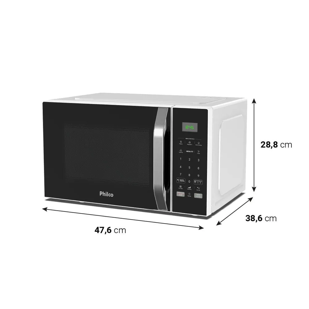 Micro-ondas Philco 25L Função Tira Odor 1100W PM27 Preto 127V — foto 2