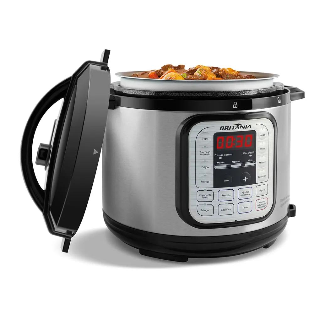 Panela de Pressão Elétrica Britânia BPP02G Gold 5L 900W 127V — foto 4