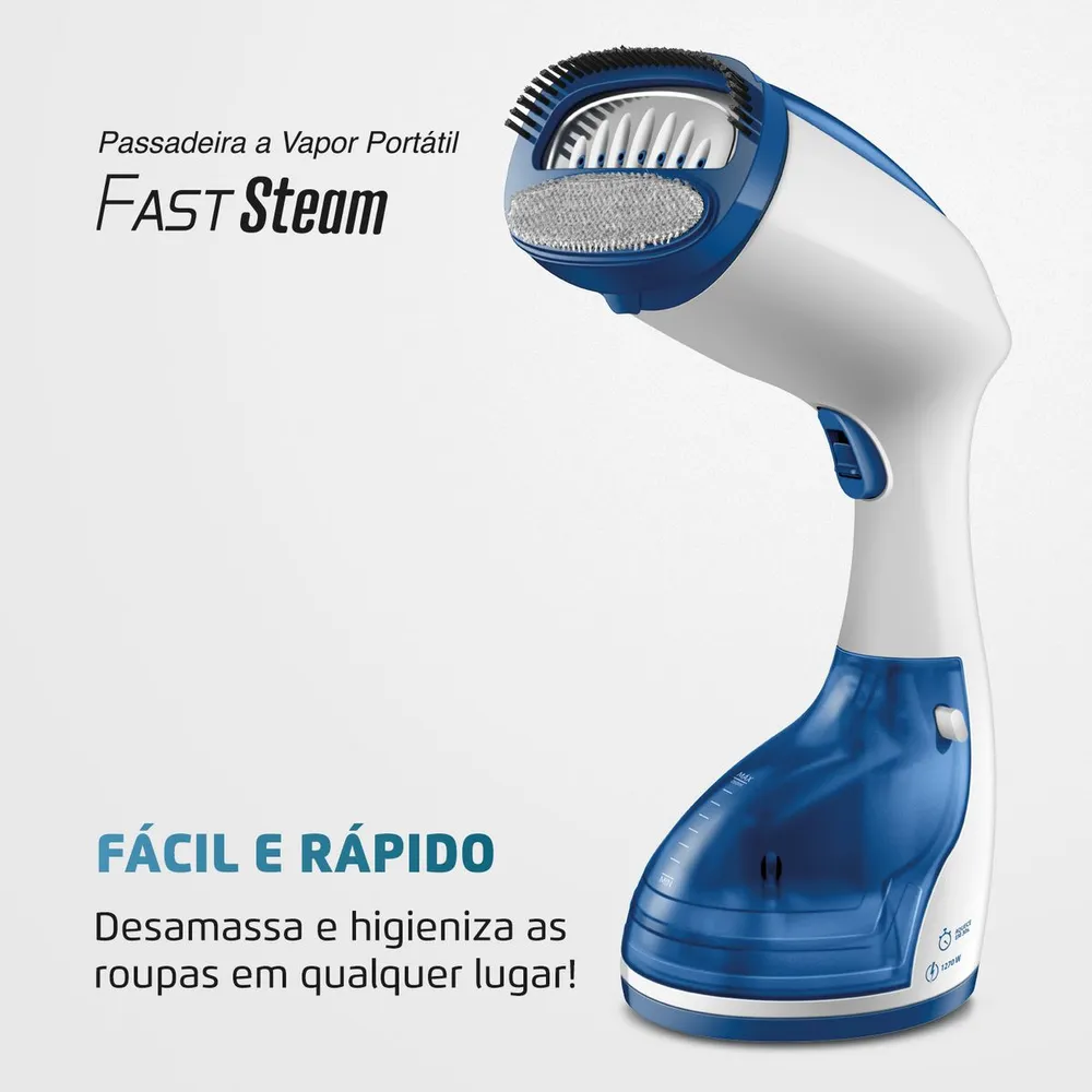 Passadeira a Vapor Portátil Mondial Fast Steam VP-09 220V — foto 2