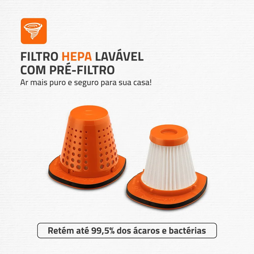 Aspirador de Pó Mondial Turbo Premium AP-31 2 em 1 1200W 127V — foto 3
