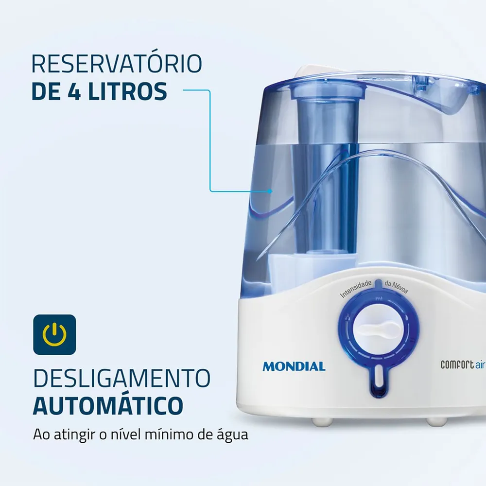 Umidificador de Ar Mondial Comfort Air 6 UA-07 Bivolt — foto 4