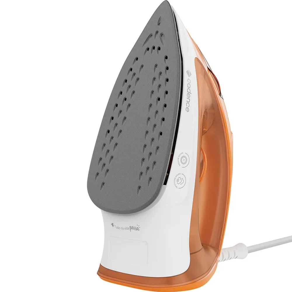 Ferro de Passar a Vapor Cadence 2 em 1 IRO210 1000W 220V Laranja — foto 2