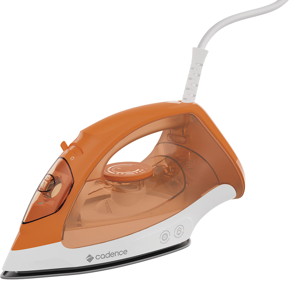 Ferro de Passar a Vapor Cadence 2 em 1 IRO210 1000W 220V Laranja
