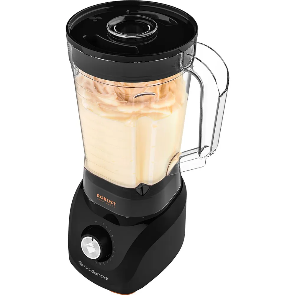 Liquidificador Cadence Robust LIQ400 1000W 3,3L 12 Velocidades Preto 220V — foto 3