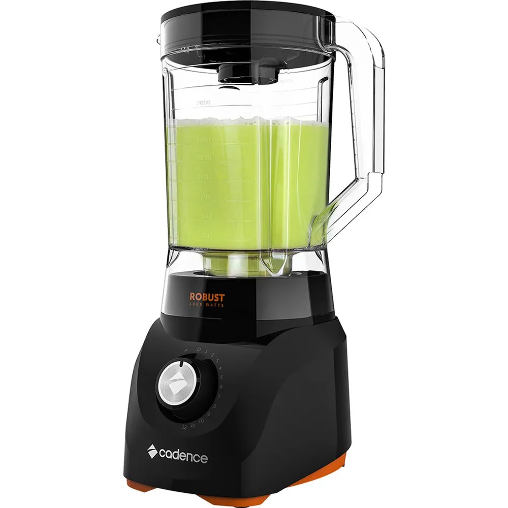 Liquidificador Cadence Robust LIQ400 1000W 3,3L 12 Velocidades Preto 220V — foto 4