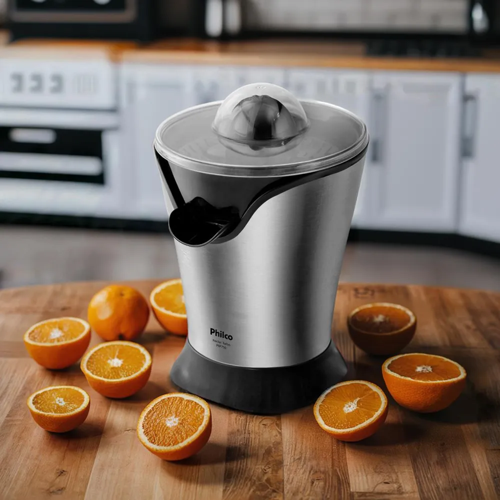 Espremedor de Frutas Philco PEF750P 70W Automático Prata 110V — foto 4