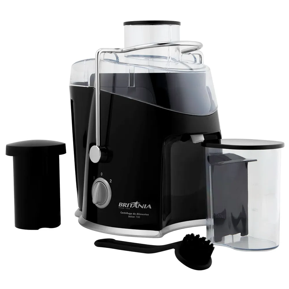 Centrifuga de Alimentos Britânia Juicer 700 400W Preta 220V — foto 3