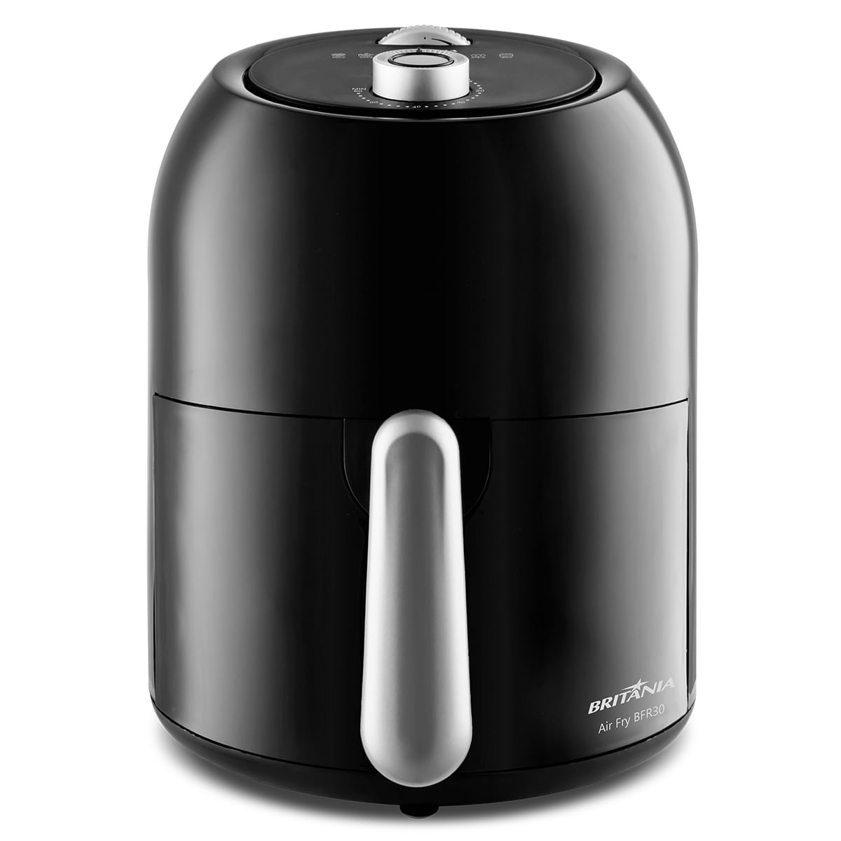 Air Fryer Britânia BFR30 3L 1000W Antiaderente com Timer Preta 127V