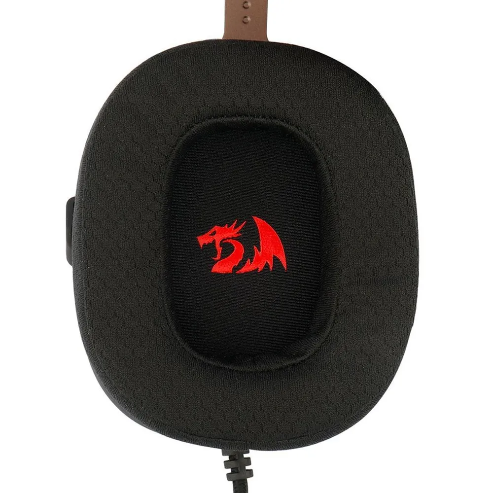 Headset Gamer Redragon Zeus X Chroma Mk.II, RGB, Som Surround 7.1, Drivers 53mm, USB, Preto e Vermelho - H510-RGB — foto 3