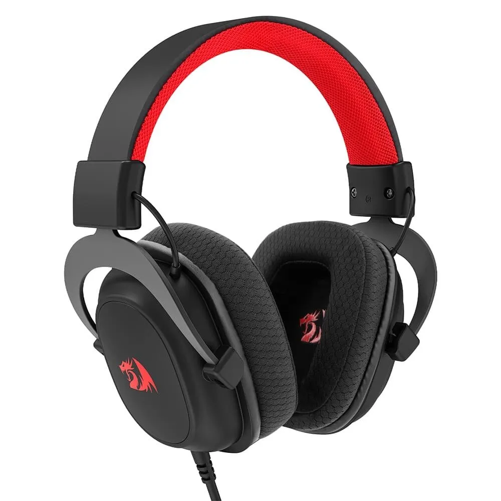 Headset Gamer Redragon Zeus Lite, Drivers 53mm, Conexão P3, Microfone Removível, Compatível com PC, PS5 e Xbox, Preto - H510-LT — foto 2