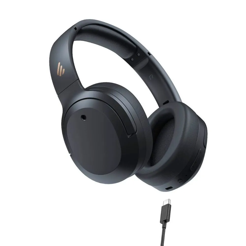 Fone de Ouvido Bluetooth Edifier W820NB Plus V25, Over-ear, Cancelamento de Ruído -49dB, Hi-Res, Bluetooth 6.1, Bateria de até 88 Horas, Cinza Escuro — foto 3