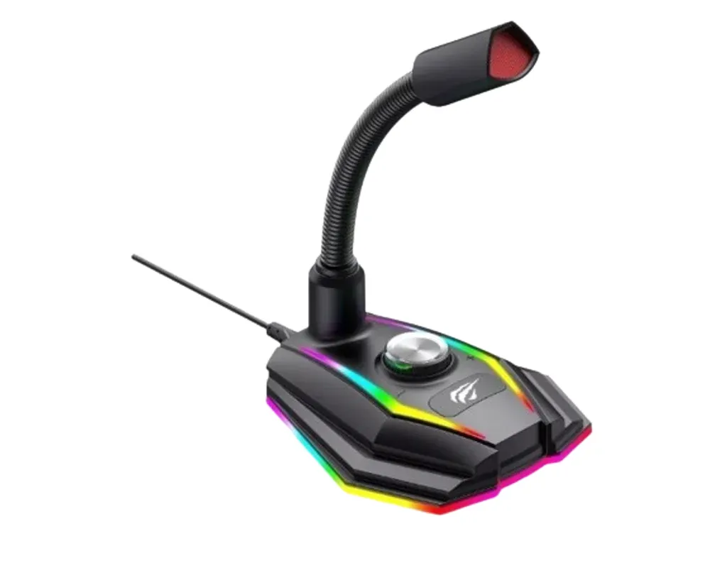 Microfone Gamer de Mesa Havit Gamenote GK56 USB Condensador com RGB — foto 2