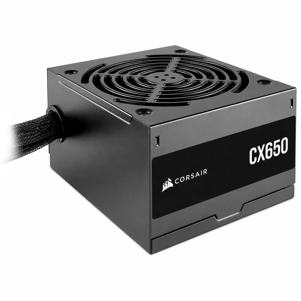 Fonte Corsair CX Series CX650 650W - 80 Plus Bronze, PFC Ativo, ATX, Ventoinha 120mm, Preto - CP-9020278-BR — foto 3