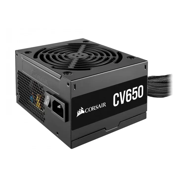 Fonte Corsair CV650, 650W, 80 Plus Bronze, PFC Ativo, Ventilador 120mm, ATX, Preto - CP-9020211-BR — foto 4