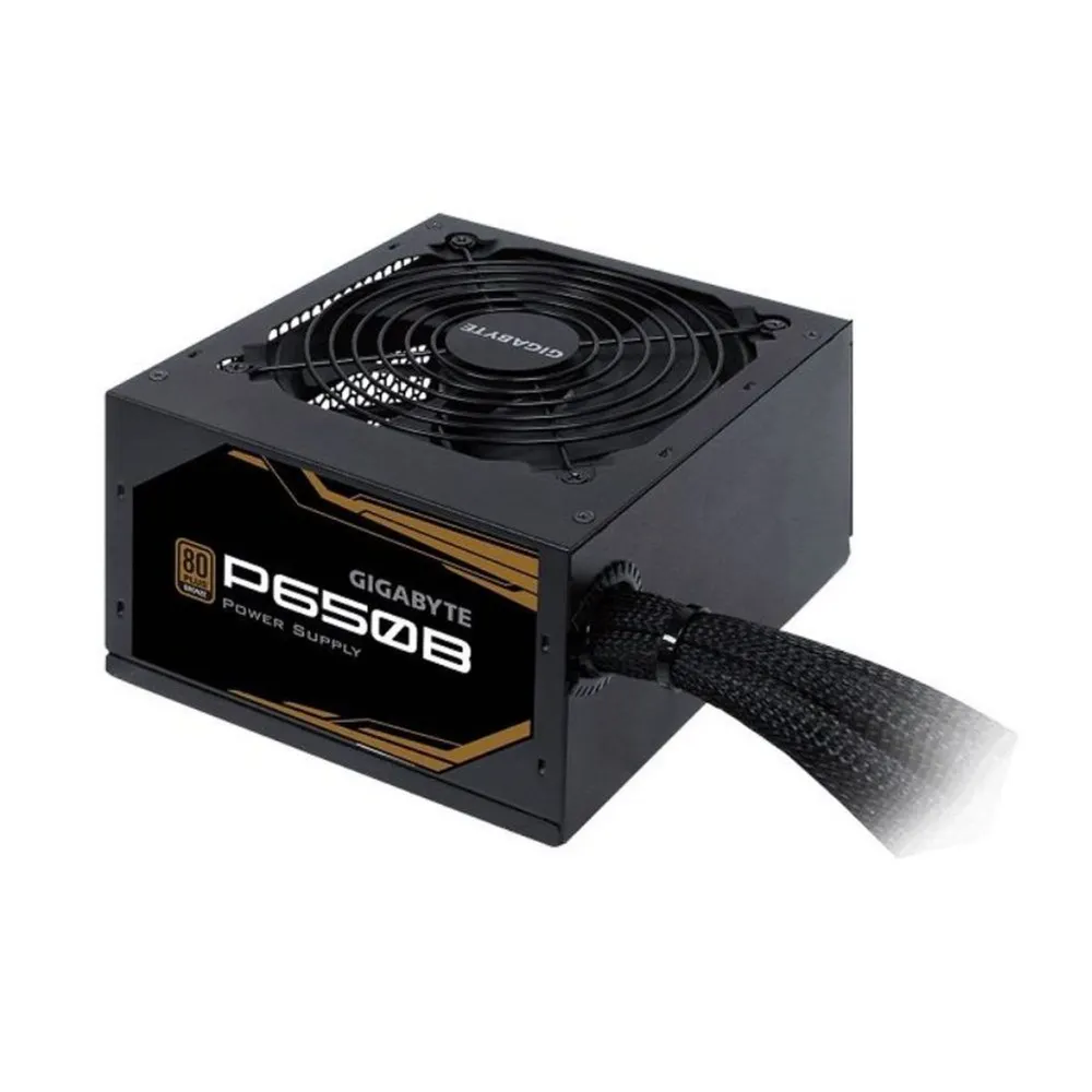 Fonte Gigabyte P650B, 650W, 80 Plus Bronze, PFC Ativo, Ventilador 120mm, ATX, Preto - GP-P650B — foto 2