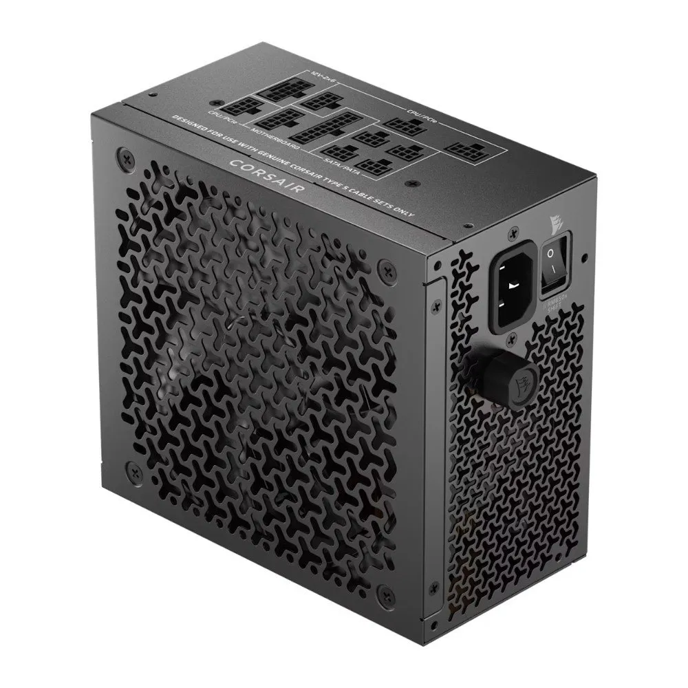 Fonte Corsair RM850e, 850W, 80 Plus Gold, Full Modular, Zero RPM, Ventilador 120mm, ATX 3.0 / PCIe 5.0 - CP-9020263 — foto 2