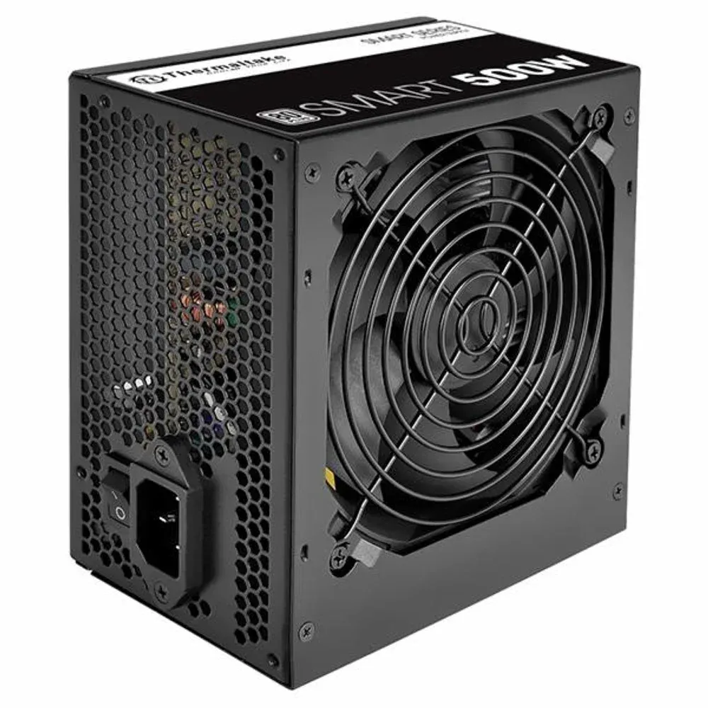 Fonte Thermaltake Smart Series 500W, 80 Plus White, PFC Ativo, Cabos Flat, ATX 12V - PS-SPD-0500NPCWBZ-W — foto 3