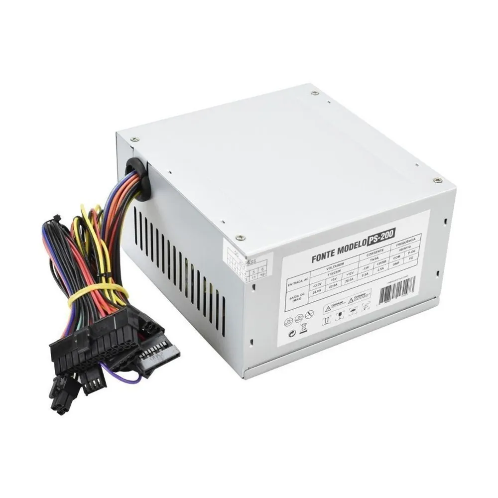 Fonte ATX Evus PS-200 200W bivolt com cabo de força — foto 4