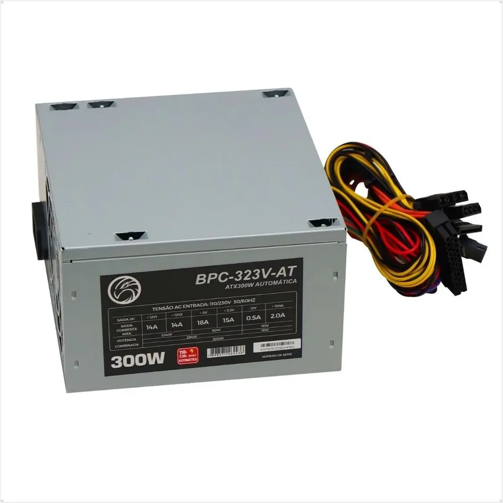 Fonte ATX Brazil PC BPC-323V-AT 300W bivolt automático — foto 2