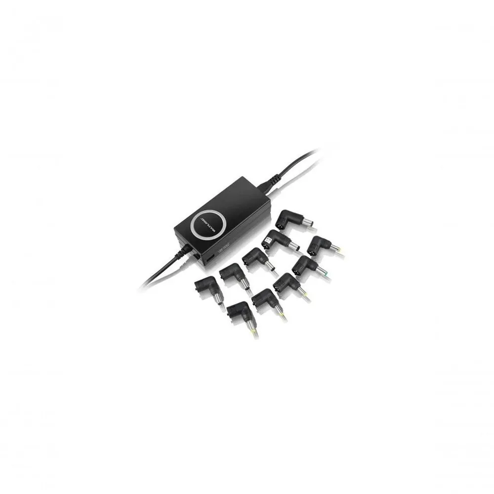 Fonte Carregador Universal Notebook 90W Multilaser CB009 10 Pontas — foto 2