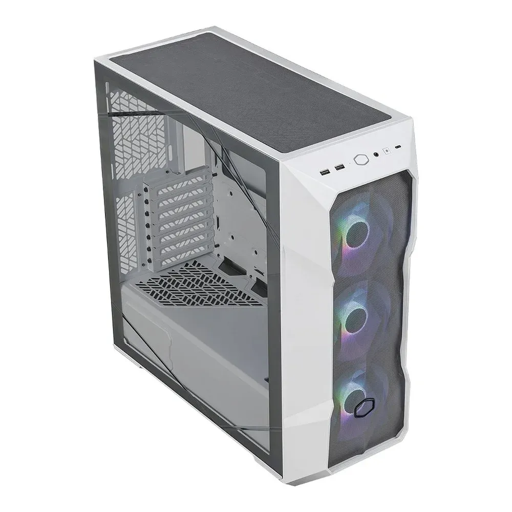 Gabinete Cooler Master MasterBox TD500 Mesh V2 ARGB, Mid Tower, Vidro Temperado, USB-C, 3 Fans CF120 ARGB - TD500V2 — foto 2