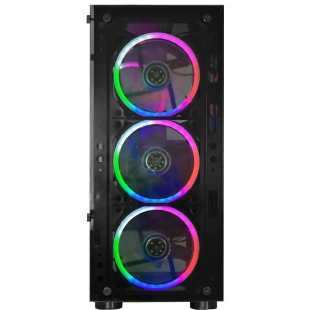 Gabinete Gamer K-Mex 10W5 Mid Tower, ATX, Lateral em Vidro Temperado, 3 Fans 120mm, Preto - CG10W5RH001CB0X — foto 4