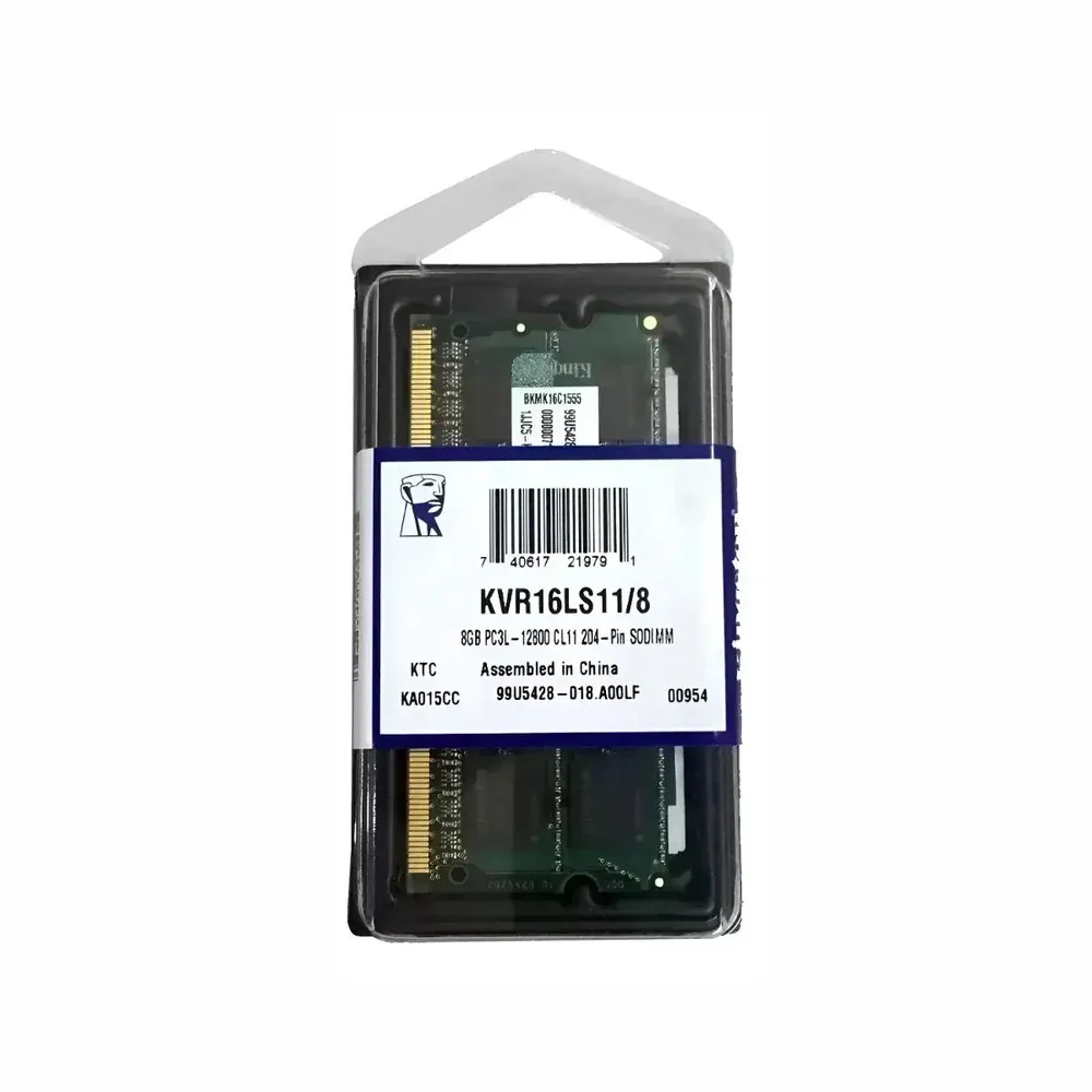Memória Notebook Kingston ValueRAM 8GB DDR3 1600MHz SODIMM CL11 — foto 2