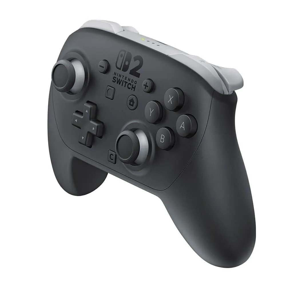 Controle Sem Fio Nintendo Switch 2 Pro Controller Preto com Botões Traseiros GL/GR — foto 2