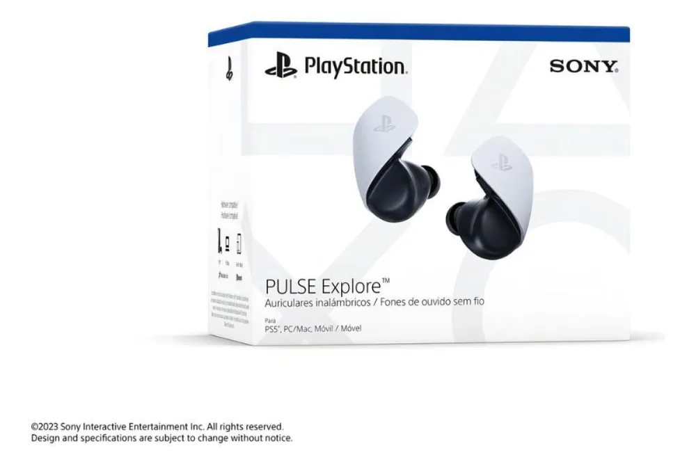 Fone de Ouvido Sem Fio Sony Pulse Explore para PS5 com PlayStation Link e Bluetooth — foto 3