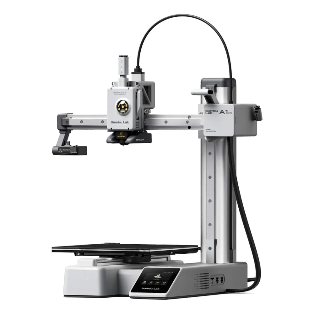 Impressora 3D Bambu Lab A1 Mini Prata com Calibração Automática Bivolt