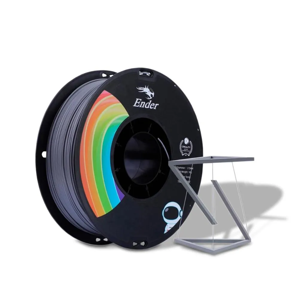 Filamento Creality Ender-PLA+ Cinza 1 kg 1,75 mm para Impressora 3D — foto 2