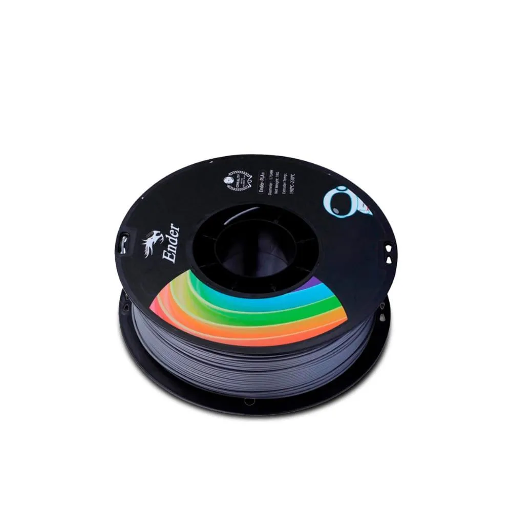 Filamento Creality Ender-PLA+ Cinza 1 kg 1,75 mm para Impressora 3D — foto 3
