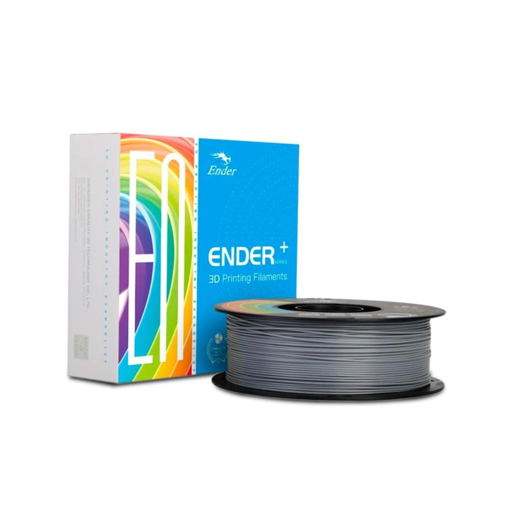 Filamento Creality Ender-PLA+ Cinza 1 kg 1,75 mm para Impressora 3D